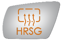 SIDE VIEW MIRROR HEATED W MOUNT